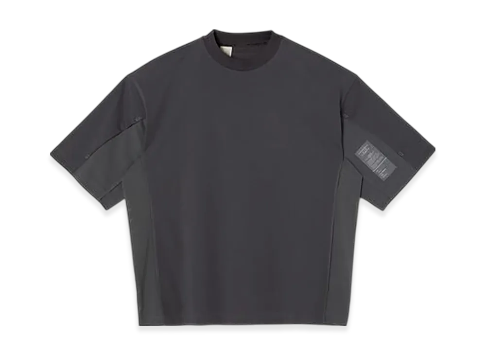 N.HOOLYWOOD Side-Panel T-Shirt "Charcoal"