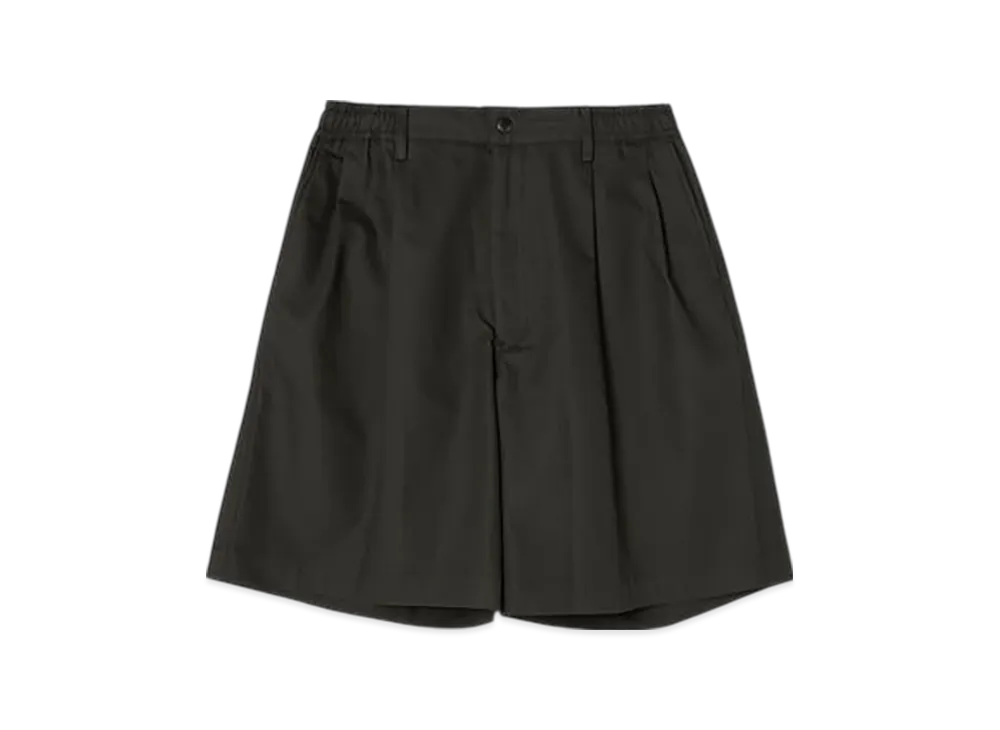 N.HOOLYWOOD Tuck Half Pants "Charcoal"