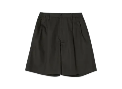 N.HOOLYWOOD Tuck Half Pants "Charcoal"