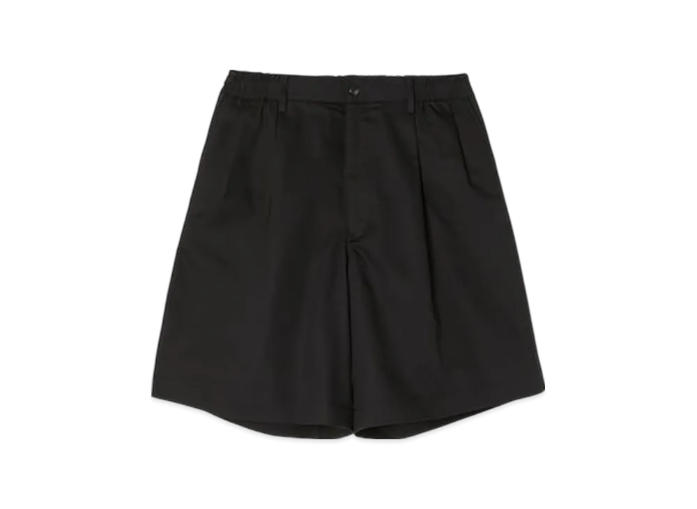 N.HOOLYWOOD Tuck Half Pants "Black"
