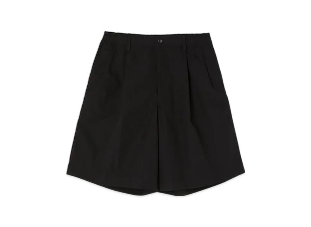 N.HOOLYWOOD Tuck Half Pants "Black"