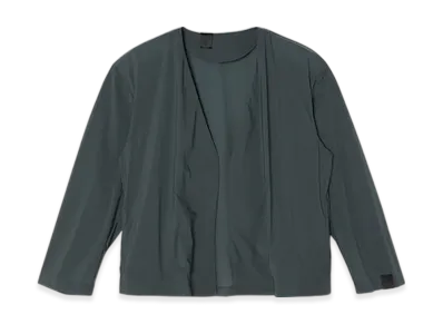 N.HOOLYWOOD Collarless Blouson "Charcoal"