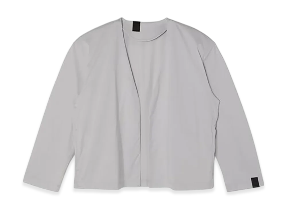 N.HOOLYWOOD Collarless Blouson "Light Gray"