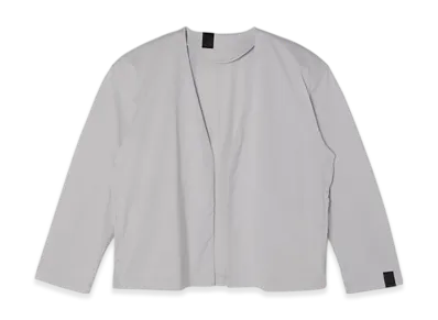 N.HOOLYWOOD Collarless Blouson "Light Gray"