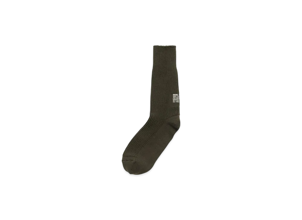 N.HOOLYWOOD Socks "Dark Khaki"