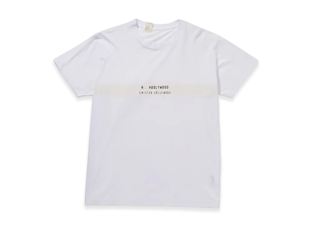 N.HOOLYWOOD Crew Neck T-Shirt "White"