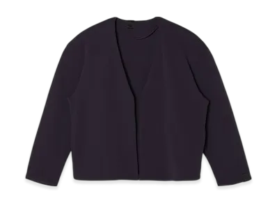N.HOOLYWOOD Collarless Blouson "Purple"