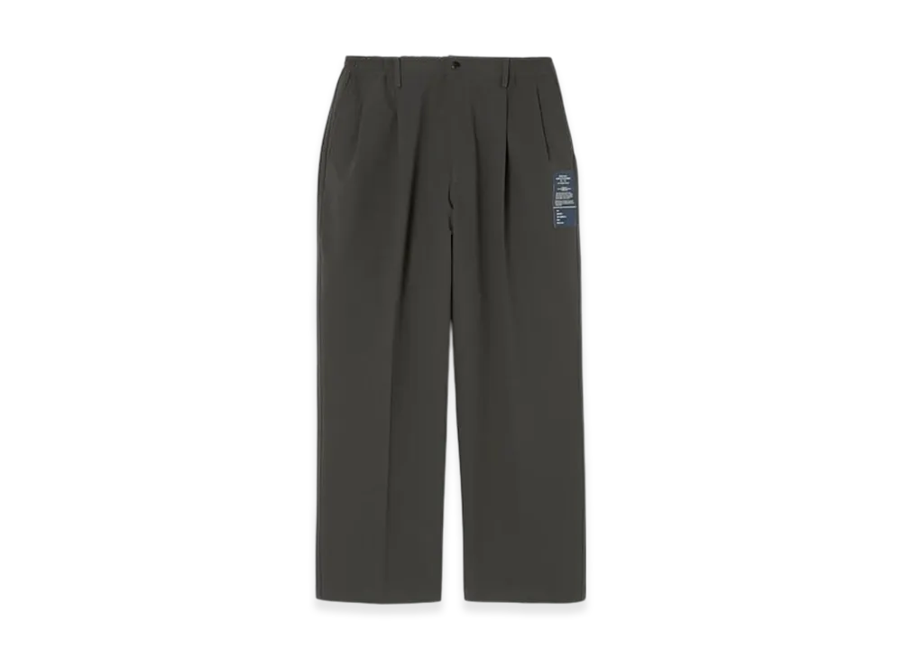 N.HOOLYWOOD Double Tuck Trousers "Charcoal"
