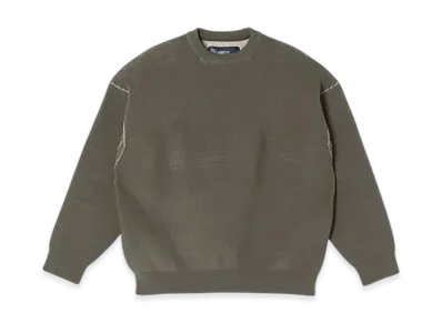 N.HOOLYWOOD TEST PRODUCT EXCHANGE SERVICE Reversible Knit "Charcoal/Beige"