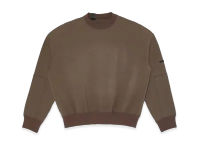 N.HOOLYWOOD COMPILE Crew Neck Sweatshirt "Mocha"