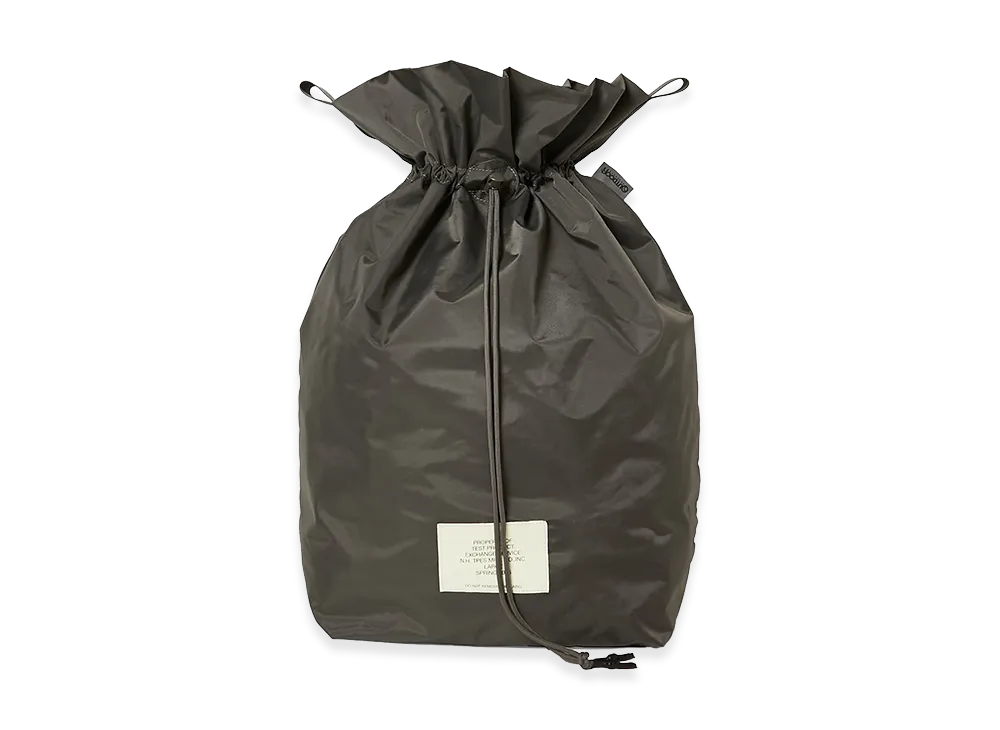 N.HOOLYWOOD TEST PRODUCT EXCHANGE SERVICE N.Hoolywood Tpes × Outdoor Products / Drawstring Bag(Large) "Charcoal"
