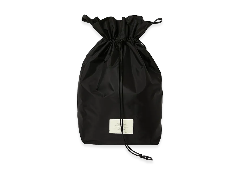 N.HOOLYWOOD TEST PRODUCT EXCHANGE SERVICE N.Hoolywood Tpes × Outdoor Products / Drawstring Bag(Large) "Black"