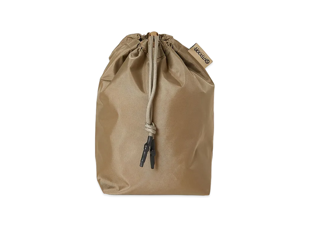 N.HOOLYWOOD TEST PRODUCT EXCHANGE SERVICE N.Hoolywood Tpes × Outdoor Products / Drawstring Bag (Small) "Beige"
