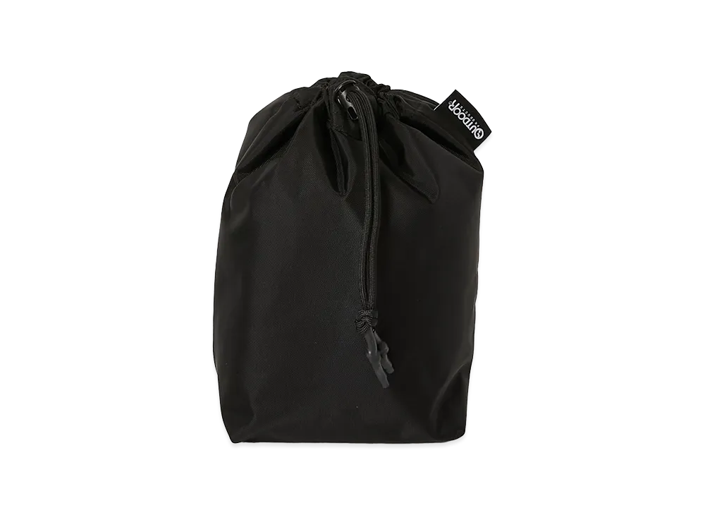 N.HOOLYWOOD TEST PRODUCT EXCHANGE SERVICE N.Hoolywood Tpes × Outdoor Products / Drawstring Bag (Small) "Black"
