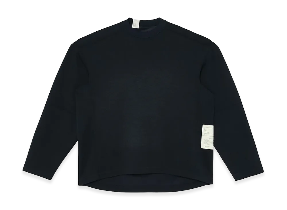 N.HOOLYWOOD TEST PRODUCT EXCHANGE SERVICE Panelled Long Sleeve T-Shirt "Navy"
