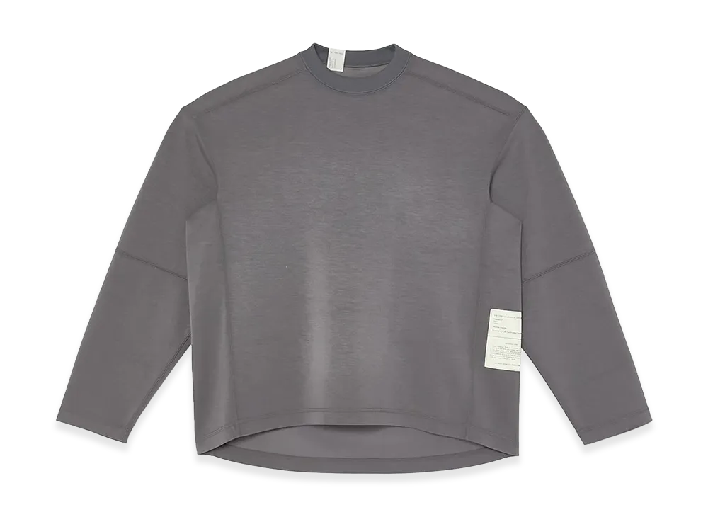 N.HOOLYWOOD TEST PRODUCT EXCHANGE SERVICE Panelled Long Sleeve T-Shirt "Grey"