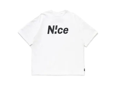 N!ce Basic Tee "White"