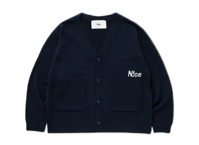 N!ce Knit Cardigan "Navy"