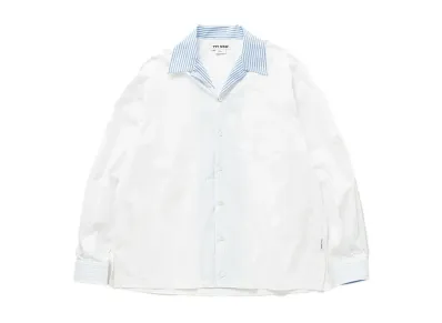 TTTMSW x BIOTOP Marine Open Collar Shirt "White"