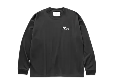 N!ce Long Sleeve Tee "Charcoal Grey"