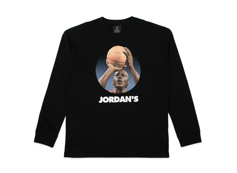 Air Jordan x Union NRG Vault AJ Flight L/S Tee "Black"