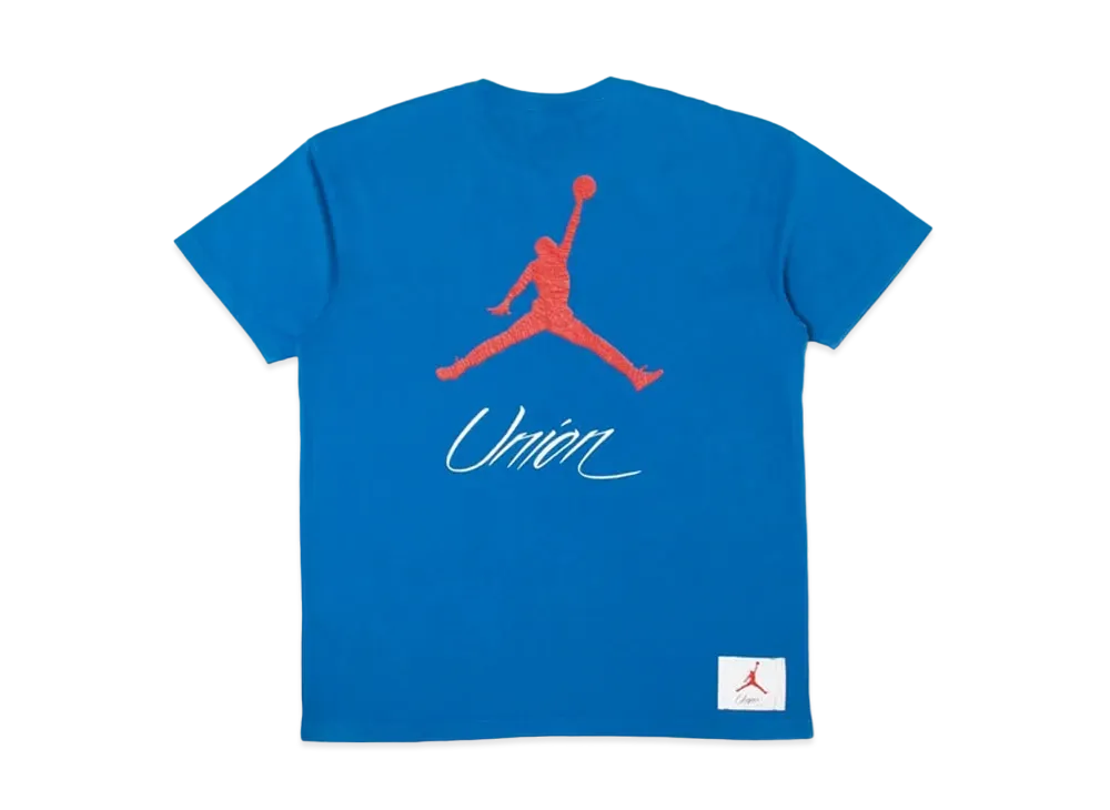 Air Jordan x Union NRG Vault AJ Flight Jumpman Tee "Blue"