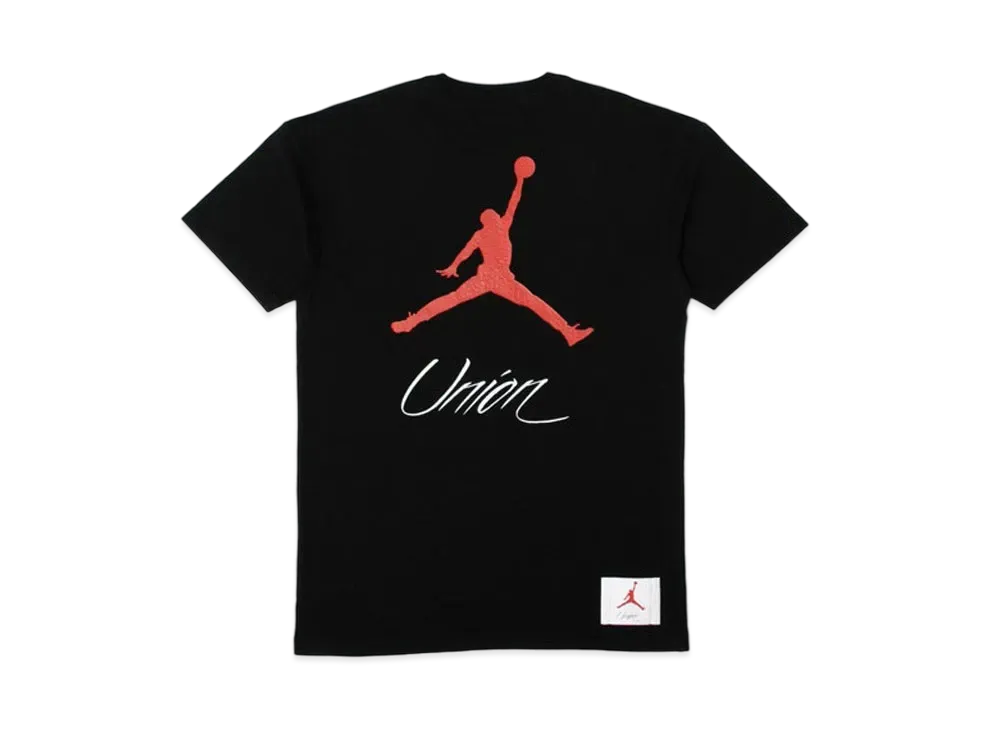 Air Jordan x Union NRG Vault AJ Flight Jumpman Tee "Black"