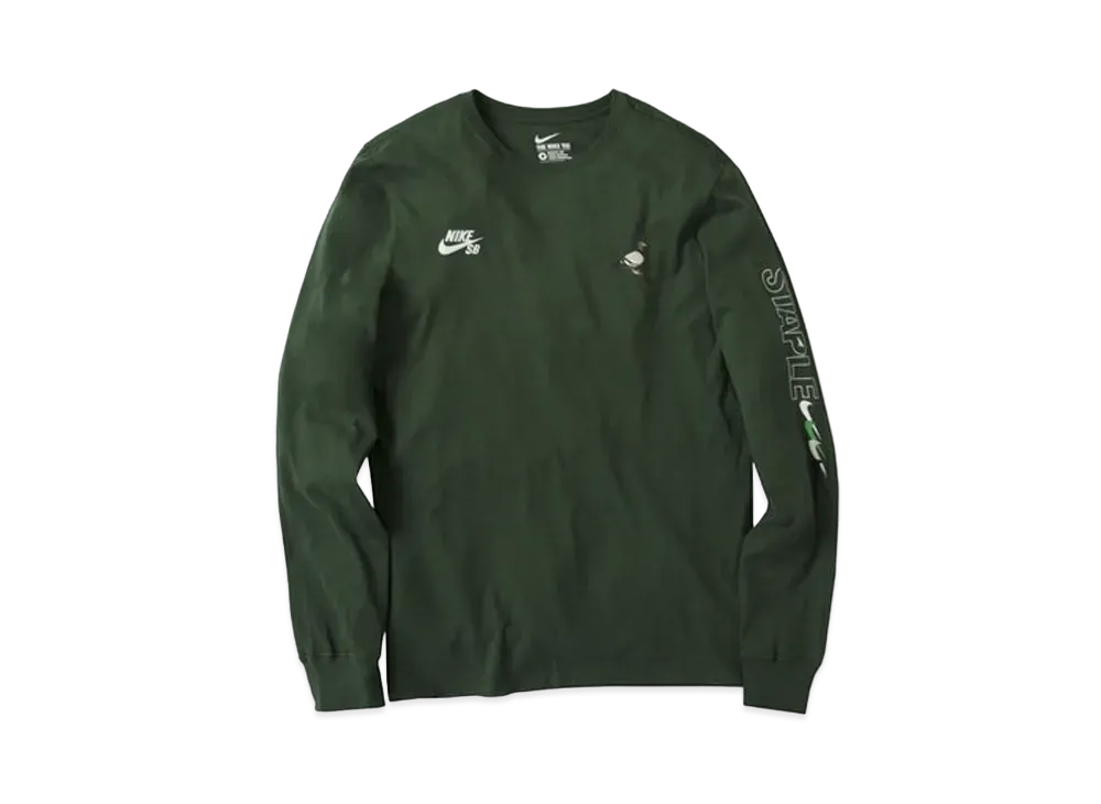 Nike SB x Staple Panda Pigeon L/S Tee "Green"