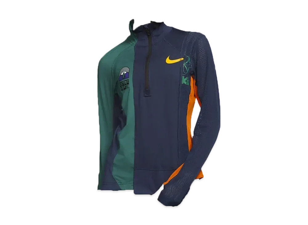 Nike x Sacai Women's Half Zip Running Jacket "Navy"