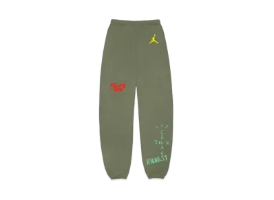 Air Jordan x Travis Cactus Jack Highest Sweatpant "Olive"