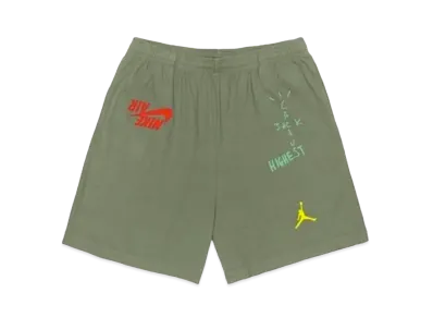 Air Jordan x Travis Cactus Jack Highest Sweatshort "Olive"