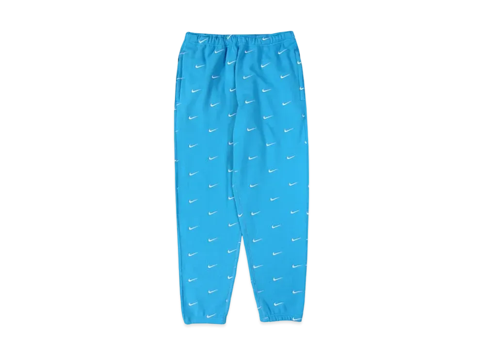 Nike All Over Swoosh Logo Pants "Blue"
