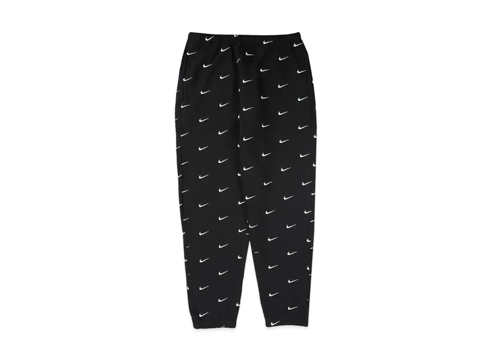 Nike All Over Swoosh Logo Pants "Black"