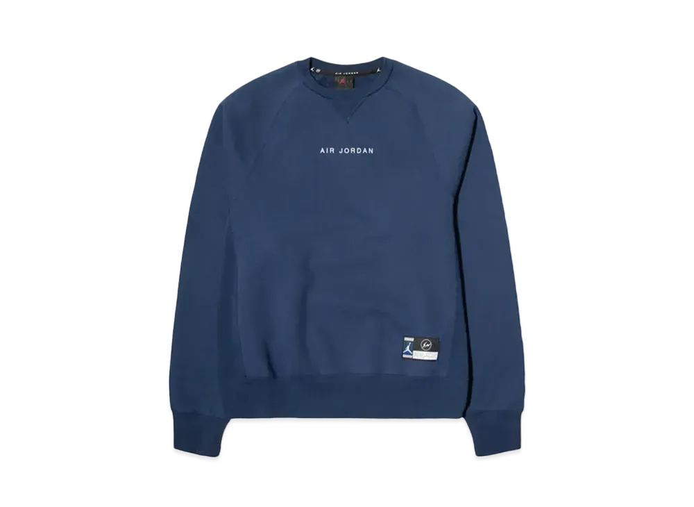 Air Jordan x Fragment Crewneck Sweatshirt "Navy"