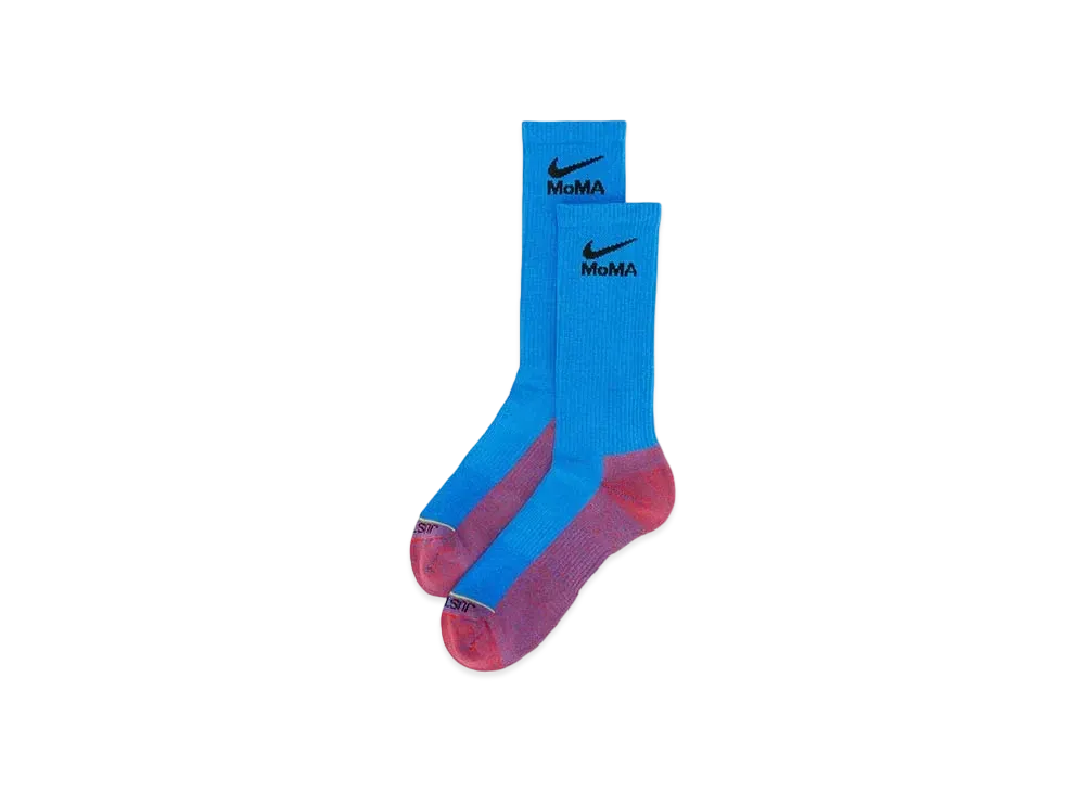 Nike x MoMA Everyday Socks "Signal Blue"