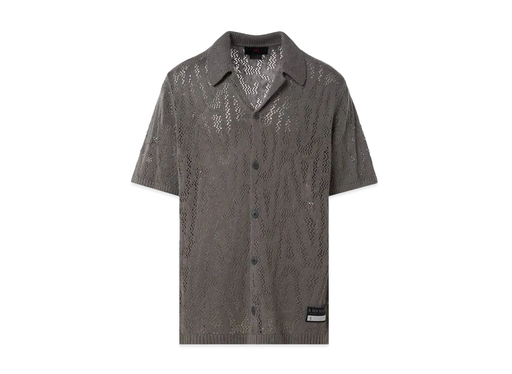 Nike Jordan x A Ma Maniere Open Collar Shirts "Grey"