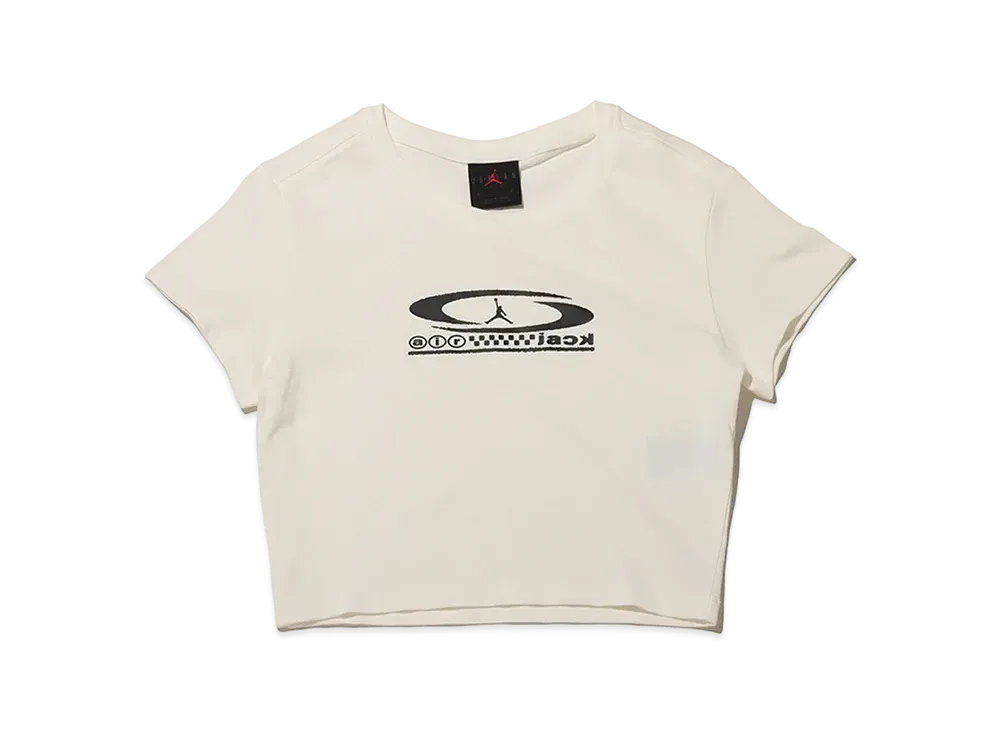 Nike Jordan x Travis Scott Women's Baby Tee "White"