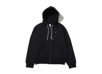 NIKE Solo Swoosh Full Zip Hoodie "Black"