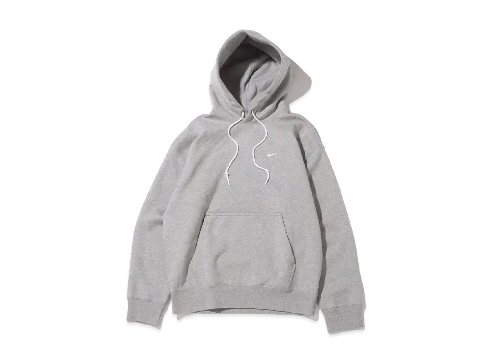 NIKE Solo Swoosh Fleece Pullover Hoodie "Grey"