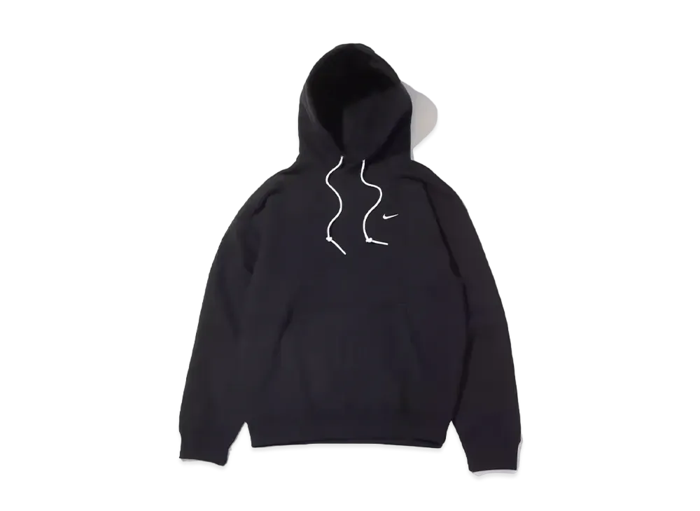 NIKE Solo Swoosh Fleece Pullover Hoodie "Black"