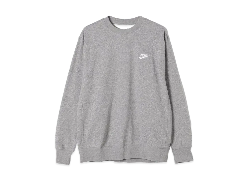 Nike Nike Men'S Sweat Trainer Club French Terry Crew "Gray"