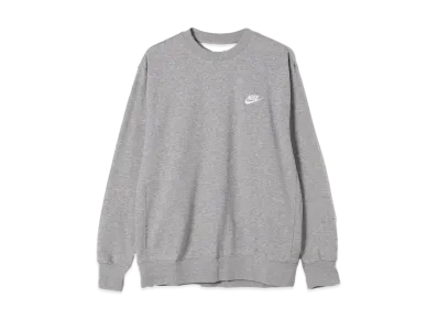 Nike Nike Men'S Sweat Trainer Club French Terry Crew "Gray"