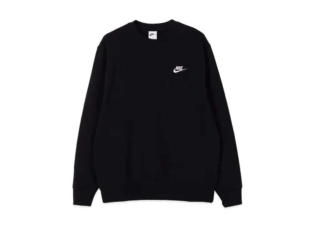 Nike Nike Men'S Sweat Trainer Club French Terry Crew "Black"