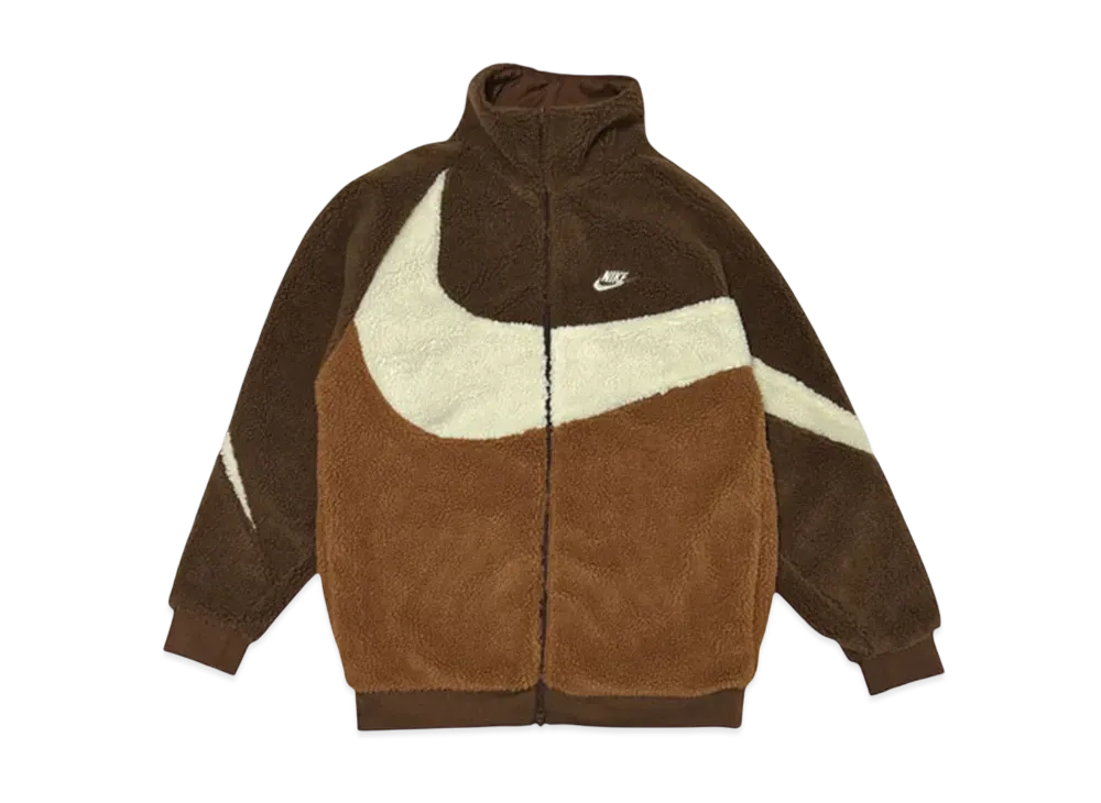 Nike Big Swoosh Full Zip Reversible Boa Jacket 