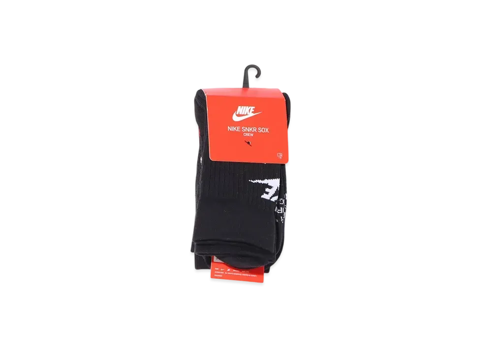 Nike U SNKR Sox Crew 2PR - Nike Air "Black"