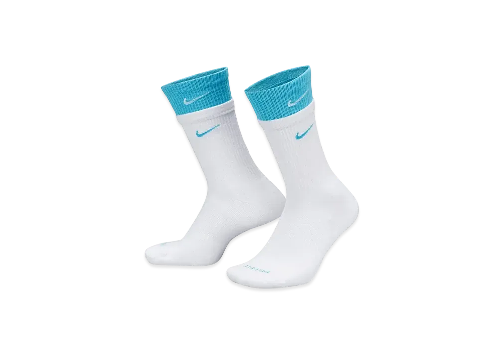 Nike U NK ED Plush Cush Crew 1P 144 DBL "White Blue"