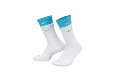 Nike U NK ED Plush Cush Crew 1P 144 DBL "White Blue"