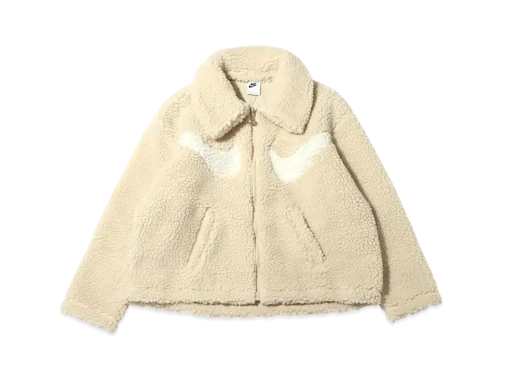 Nike AS W NSW Swoosh Sherpa GX FZ Jacket "Beige"