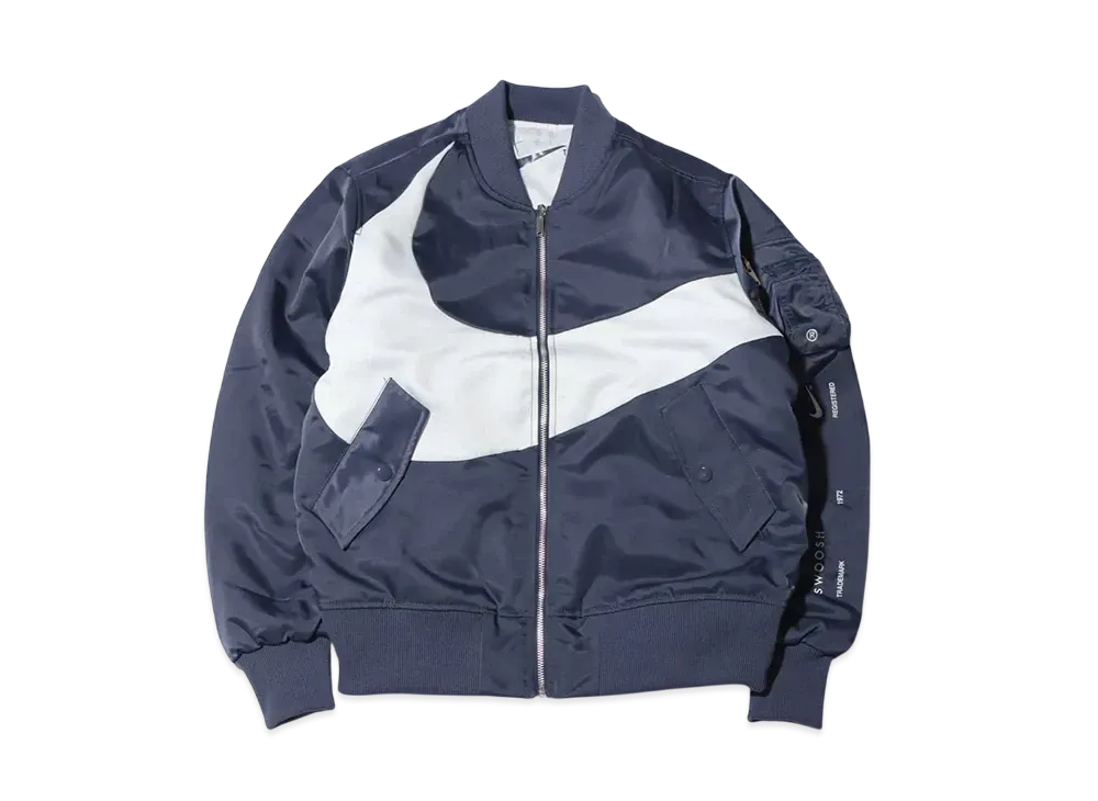 Nike AS M NSW SYNKL Swoosh Bomber "Blue"