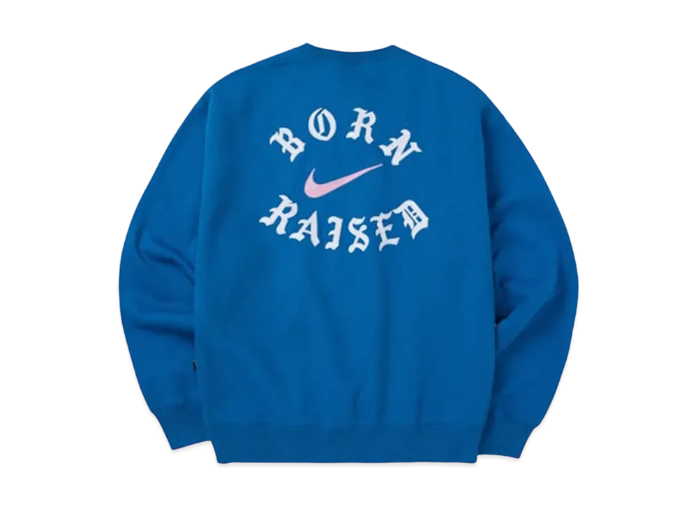 Nike SB x Born x Raised Cerwneck Sweat "Blue"